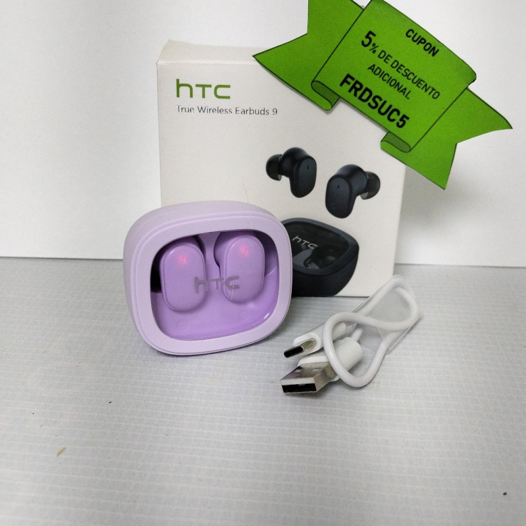AUDIFONOS HTC EARBUDS 9 INALAMBRICO IN EAR (SEMINUEVO)