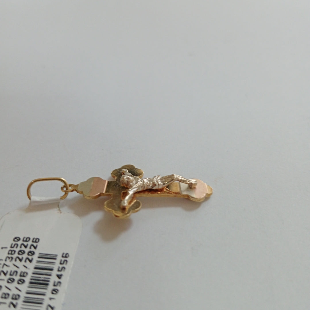 CRUCIFIJO ORO 14 K 2.3 GRMS (SEMINUEVO)