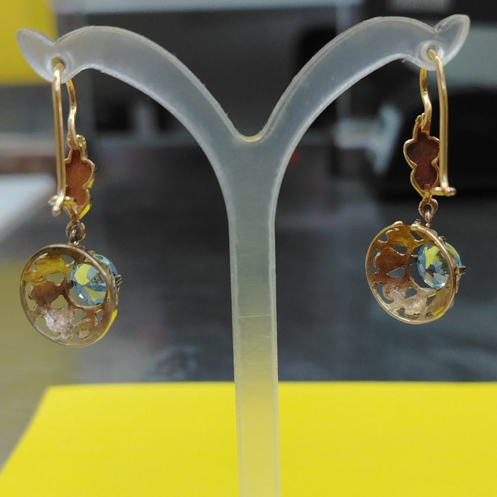 ARETES PAR ORO 10 K 3,00 GRMS (SEMINUEVO)