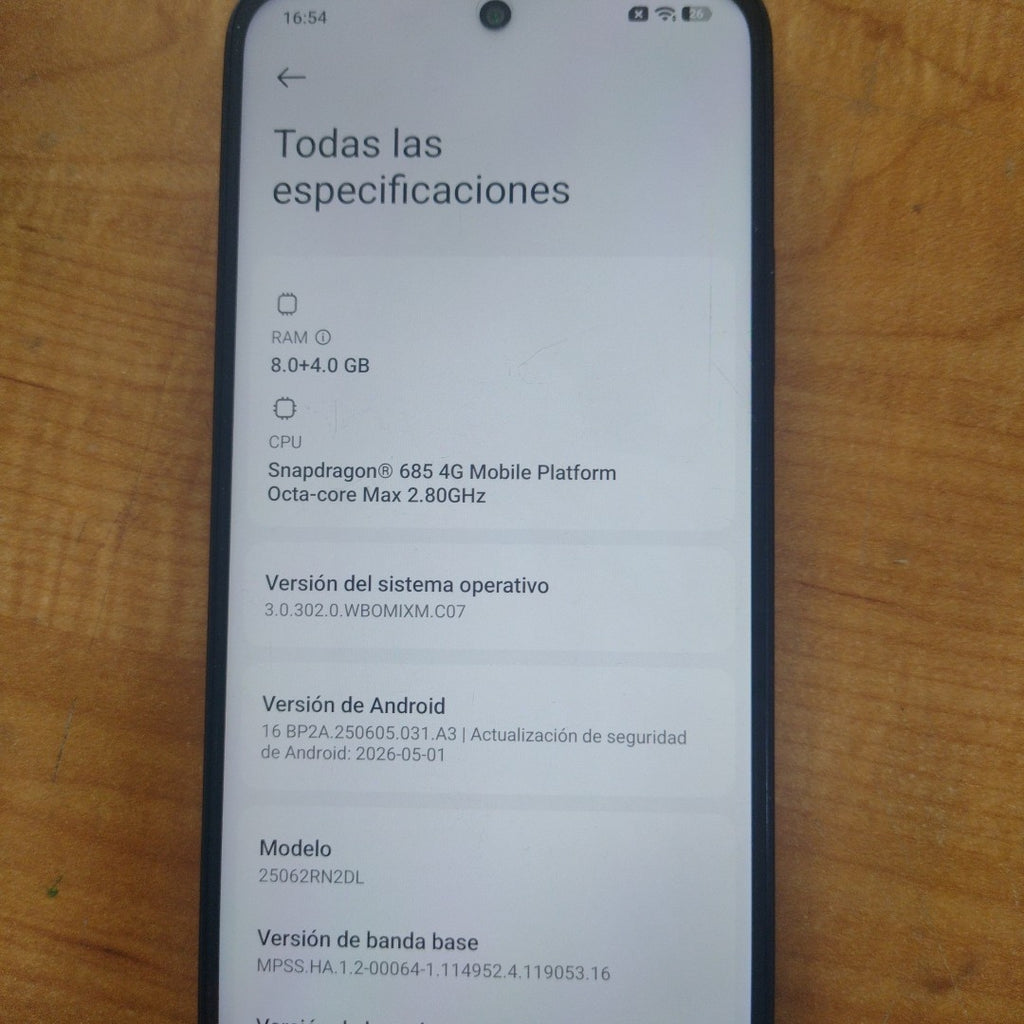 CELULAR XIAOMI REDMI 15 25062RN2DL (2025) 256 GB 8 GB RAM (SEMINUEVO)