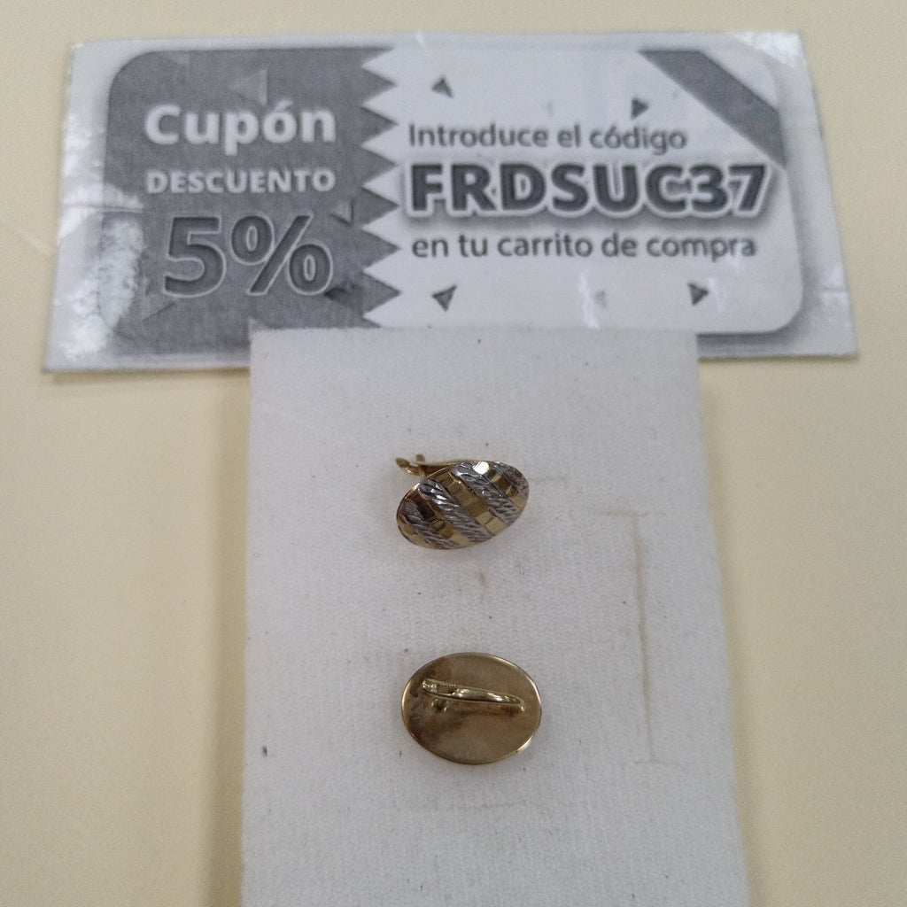 ARETES PAR ORO 10 K 1.8 GRMS (SEMINUEVO)