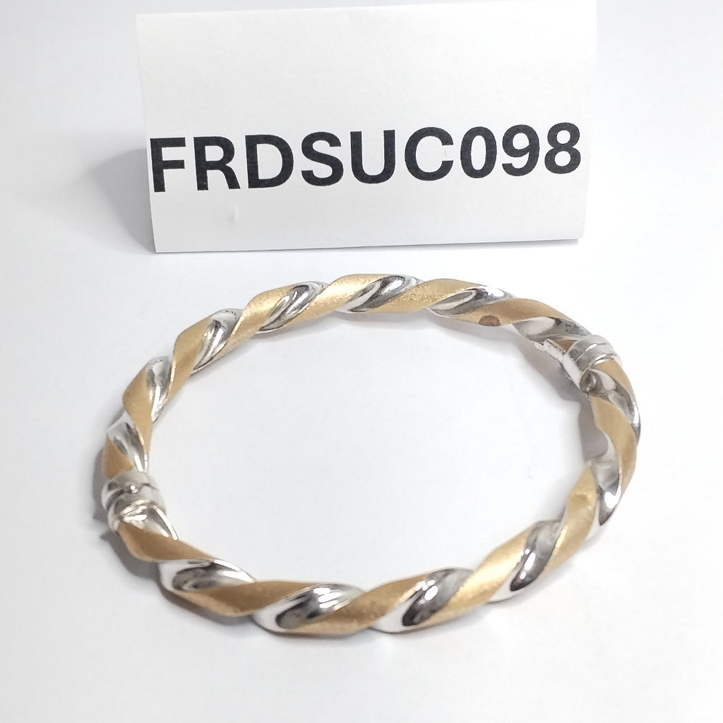 PULSERA RIGIDA ORO, ORO COMBINADO 14 K 12 GRMS (SEMINUEVO)