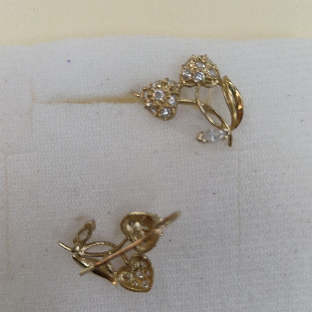 ARETES PAR ORO 10 K 2.1 GRMS (SEMINUEVO)