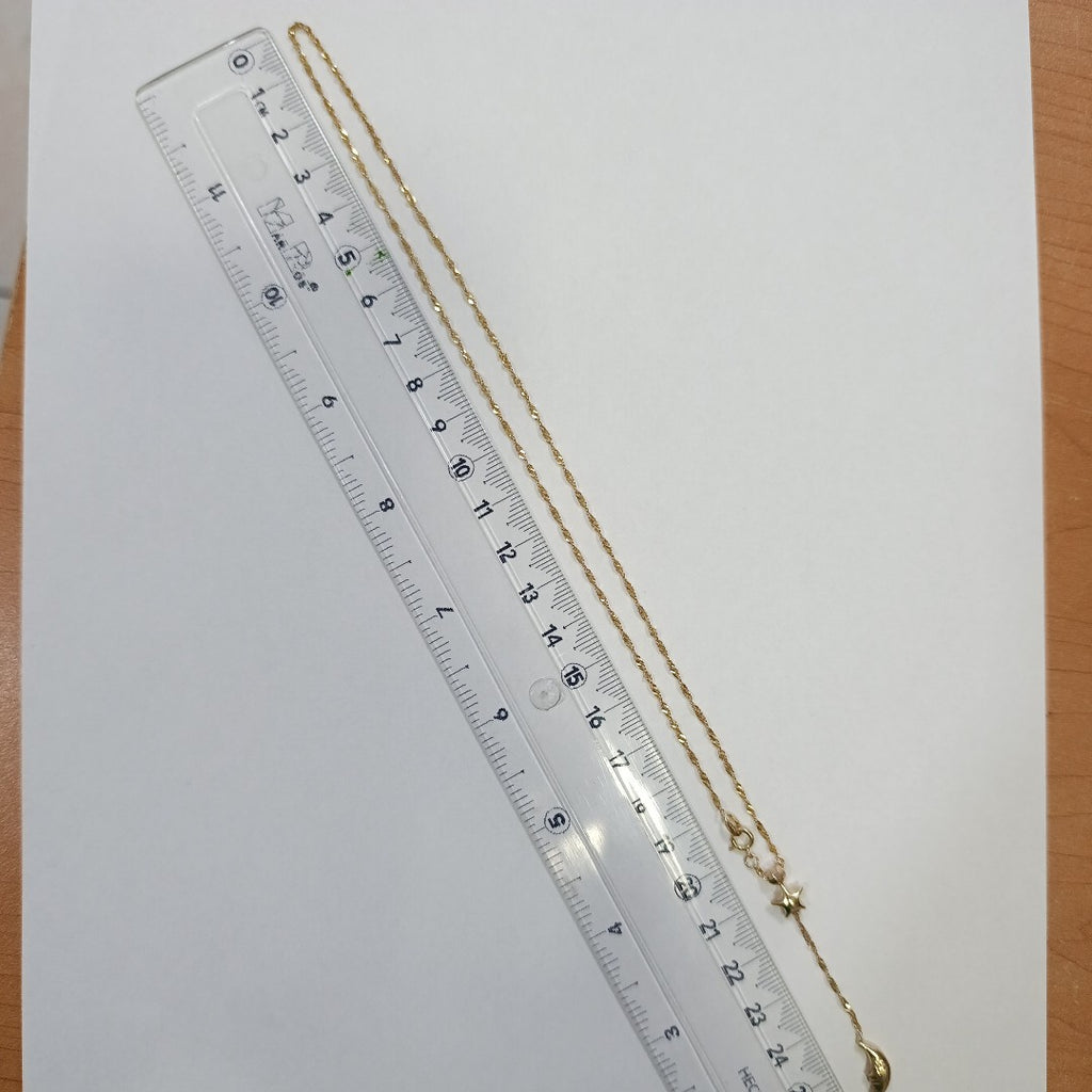 GARGANTILLA ORO 14 K 2,10 GRMS (SEMINUEVO)