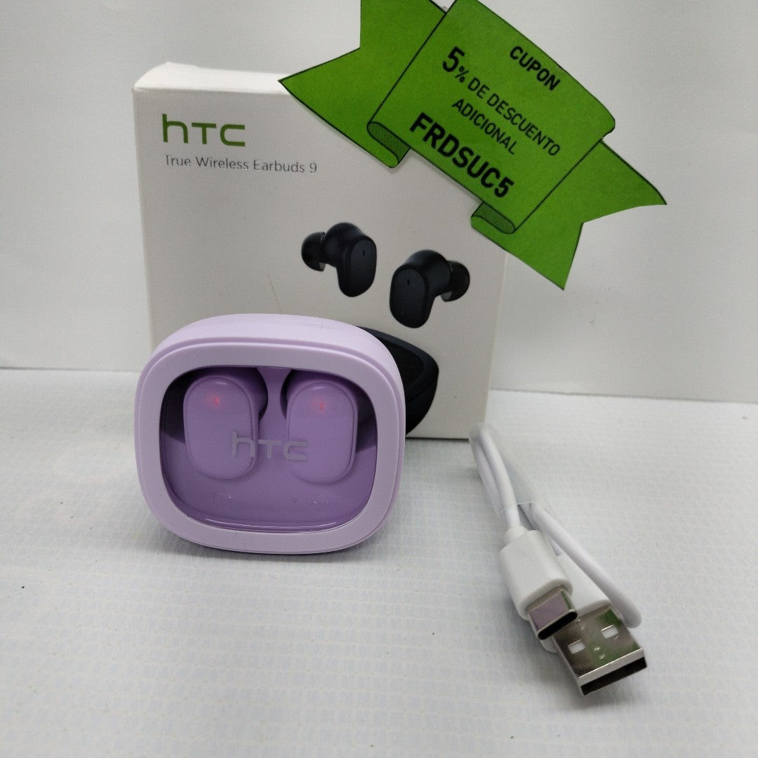 AUDIFONOS HTC EARBUDS 9 INALAMBRICO IN EAR (SEMINUEVO)