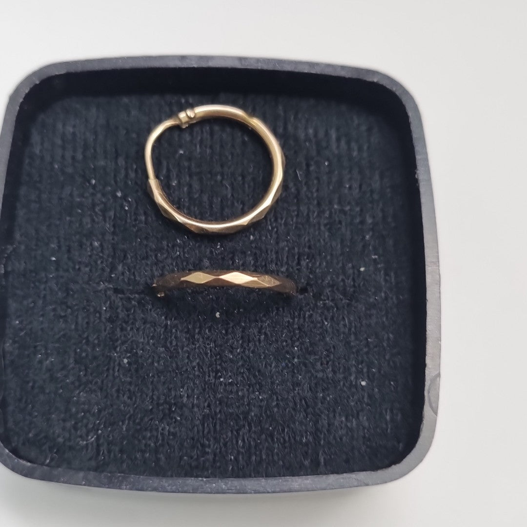 ARRACADAS PAR ORO 14 K 0.8 GRMS (SEMINUEVO)