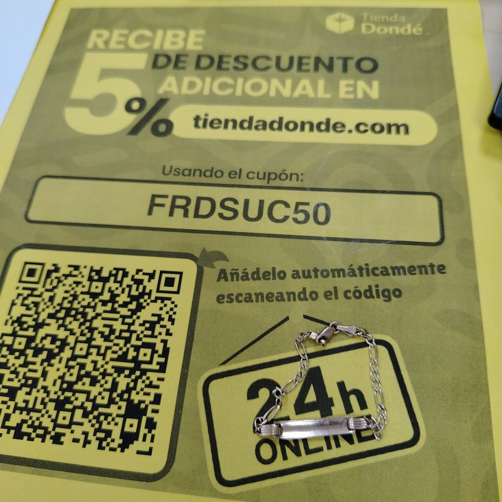 ESCLAVA ORO, RODIADO 10 K 2.8 GRMS (SEMINUEVO)