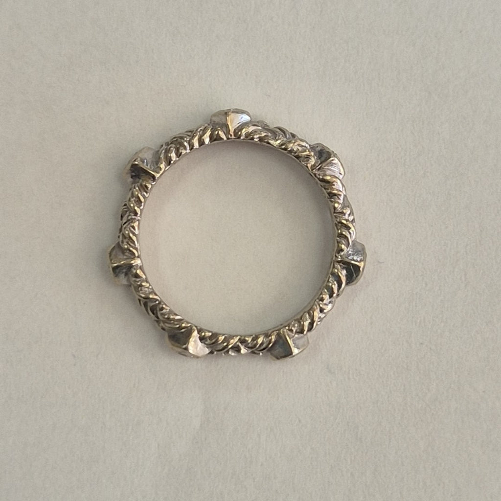 ANILLITO ORO BLANCO 10 K 3,60 GRMS (SEMINUEVO)