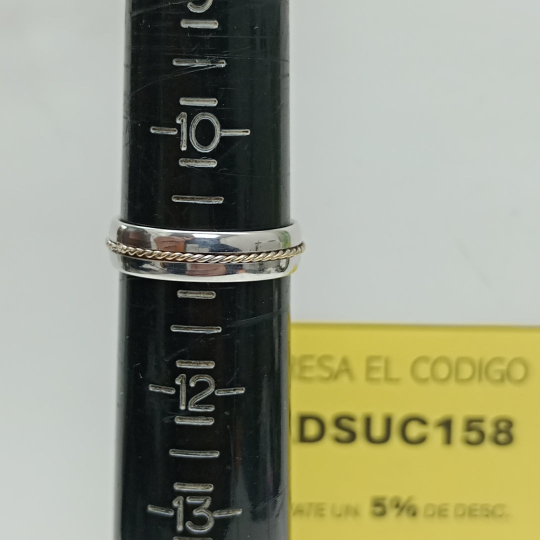 ARGOLLA ORO BLANCO 14 K 5,60 GRMS (SEMINUEVO)