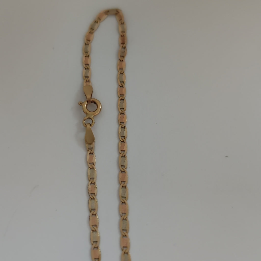 CADENA ORO COMBINADO 14 K 4,50 GRMS (SEMINUEVO)