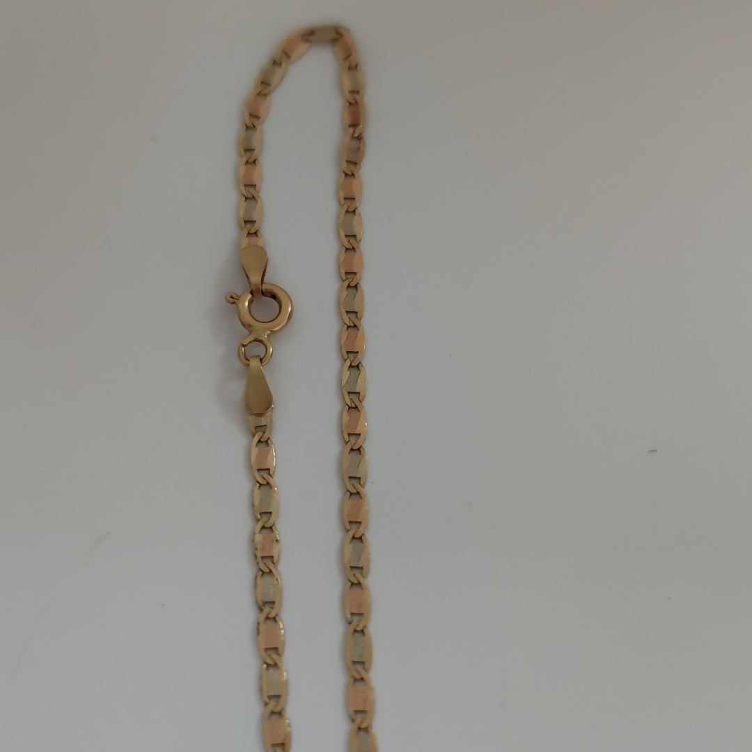 CADENA ORO COMBINADO 14 K 4,50 GRMS (SEMINUEVO)