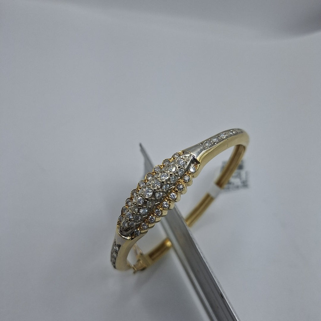 PULSERA RIGIDA ORO 14 K 25.8 GRMS (SEMINUEVO)