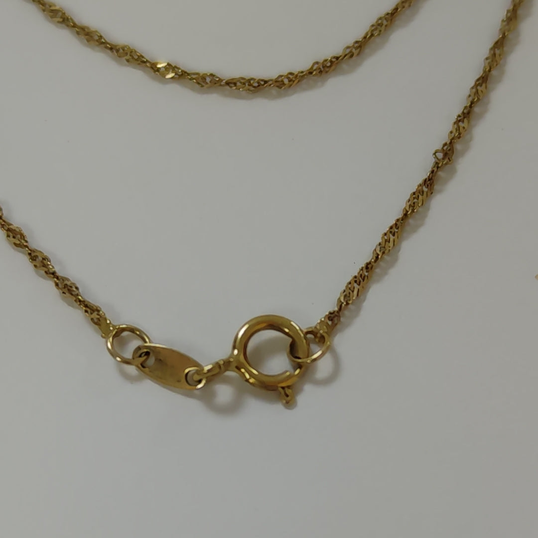 CADENA ORO 14 K 1,00 GRMS (SEMINUEVO)