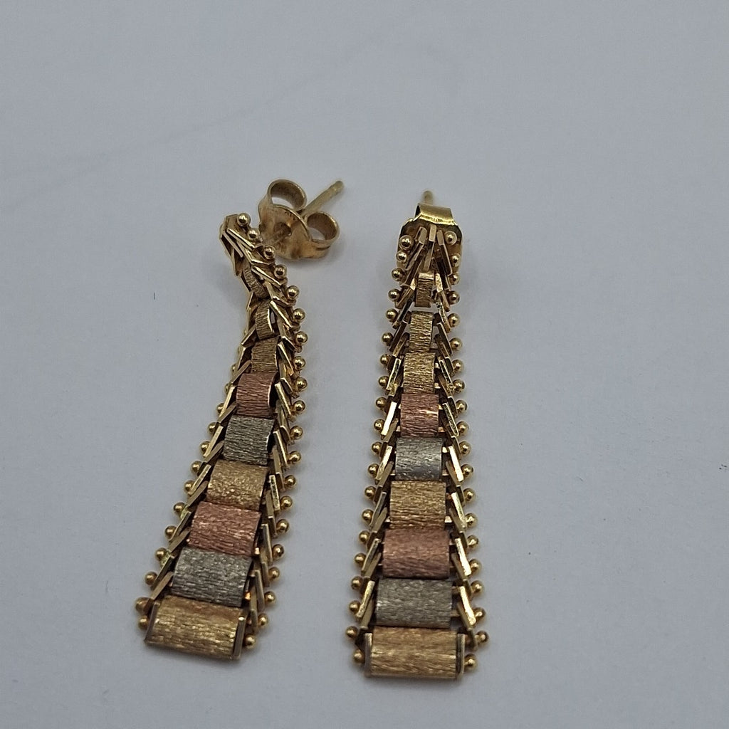 ARETES PAR ORO 14 K 3,70 GRMS (SEMINUEVO)