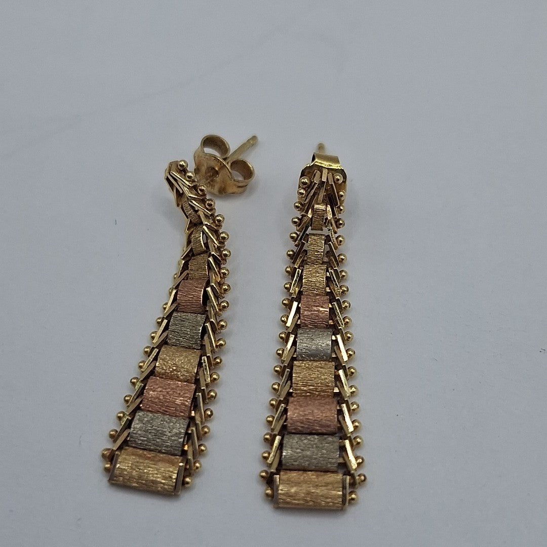ARETES PAR ORO 14 K 3,70 GRMS (SEMINUEVO)