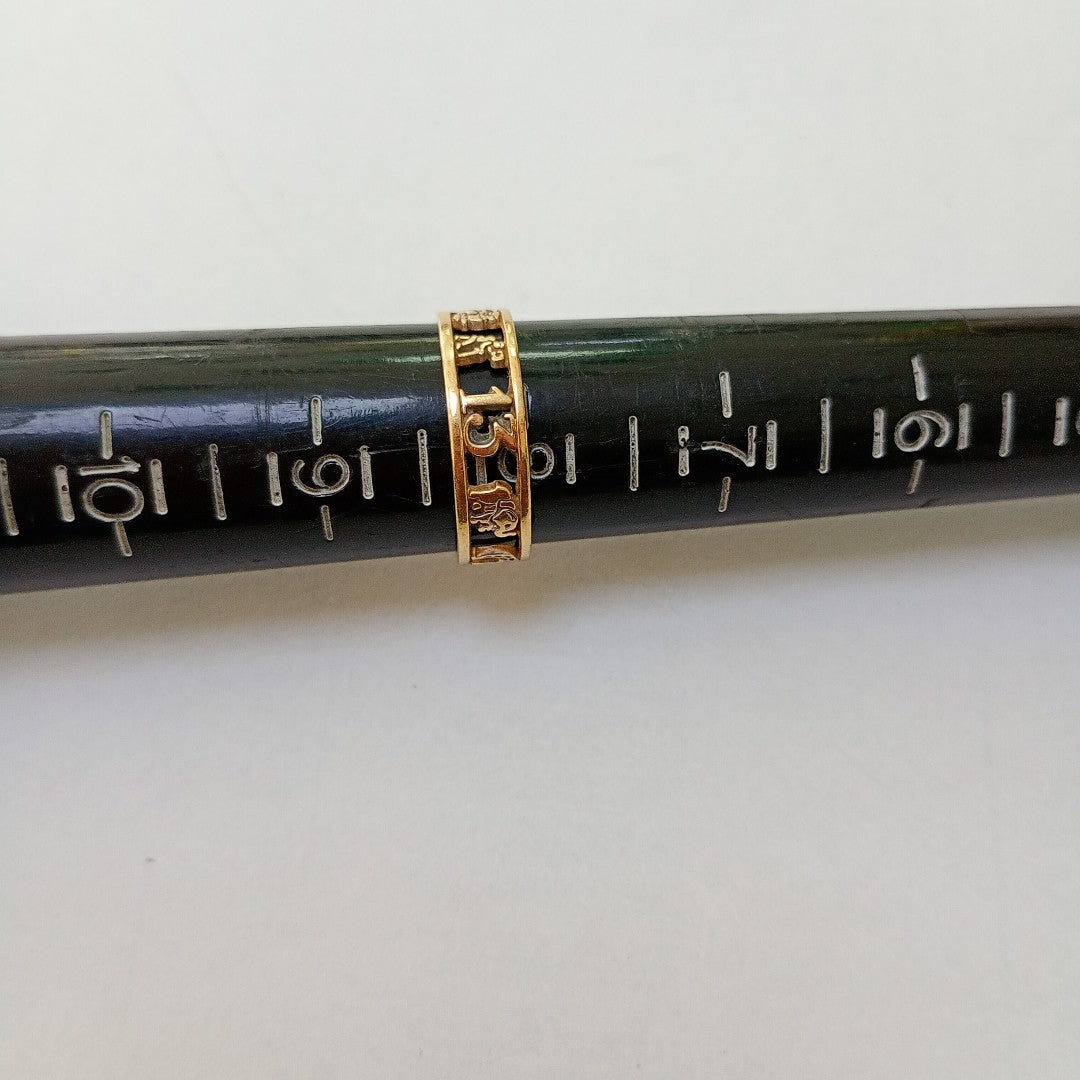 ARGOLLA DE LA SUERTE ORO 14 K 2,40 GRMS (SEMINUEVO)