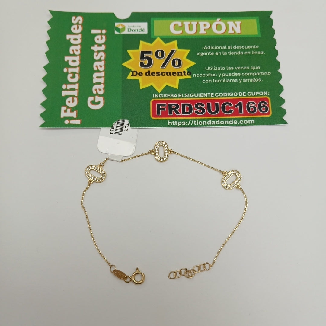 PULSERAS DAMA ORO 14K 1.6 (NUEVO)