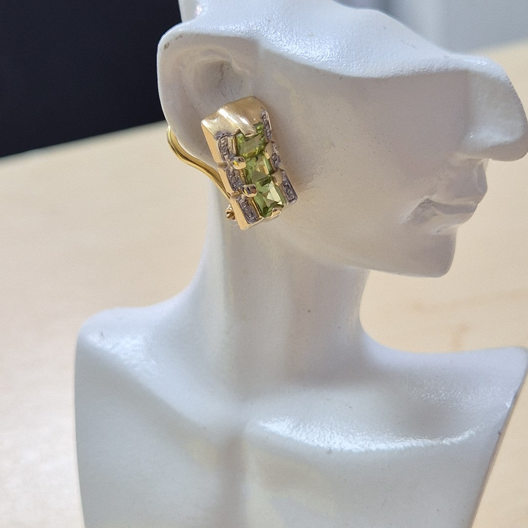 ARETES PAR ORO 14 K 6,50 GRMS (SEMINUEVO)