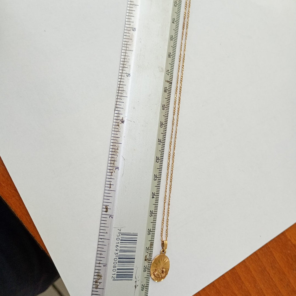 CADENA,DIJE ORO 14 K 2,70 GRMS (SEMINUEVO)
