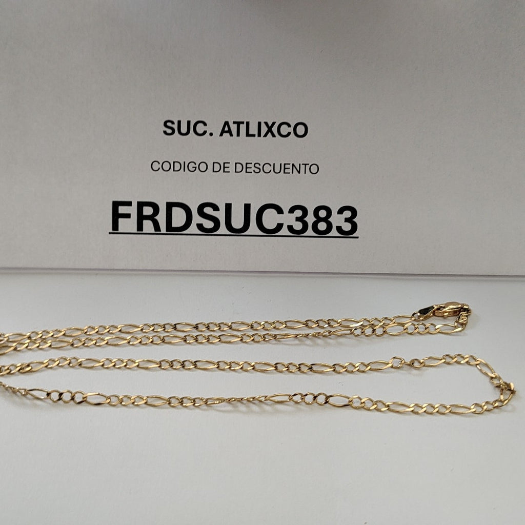 CADENAS 3X1 ORO 14K 55 CM 5.1 GR (NUEVO)