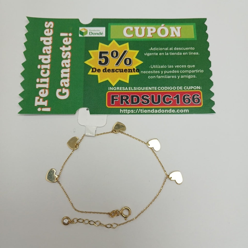 PULSERAS DAMA ORO 14K 1.3 (NUEVO)