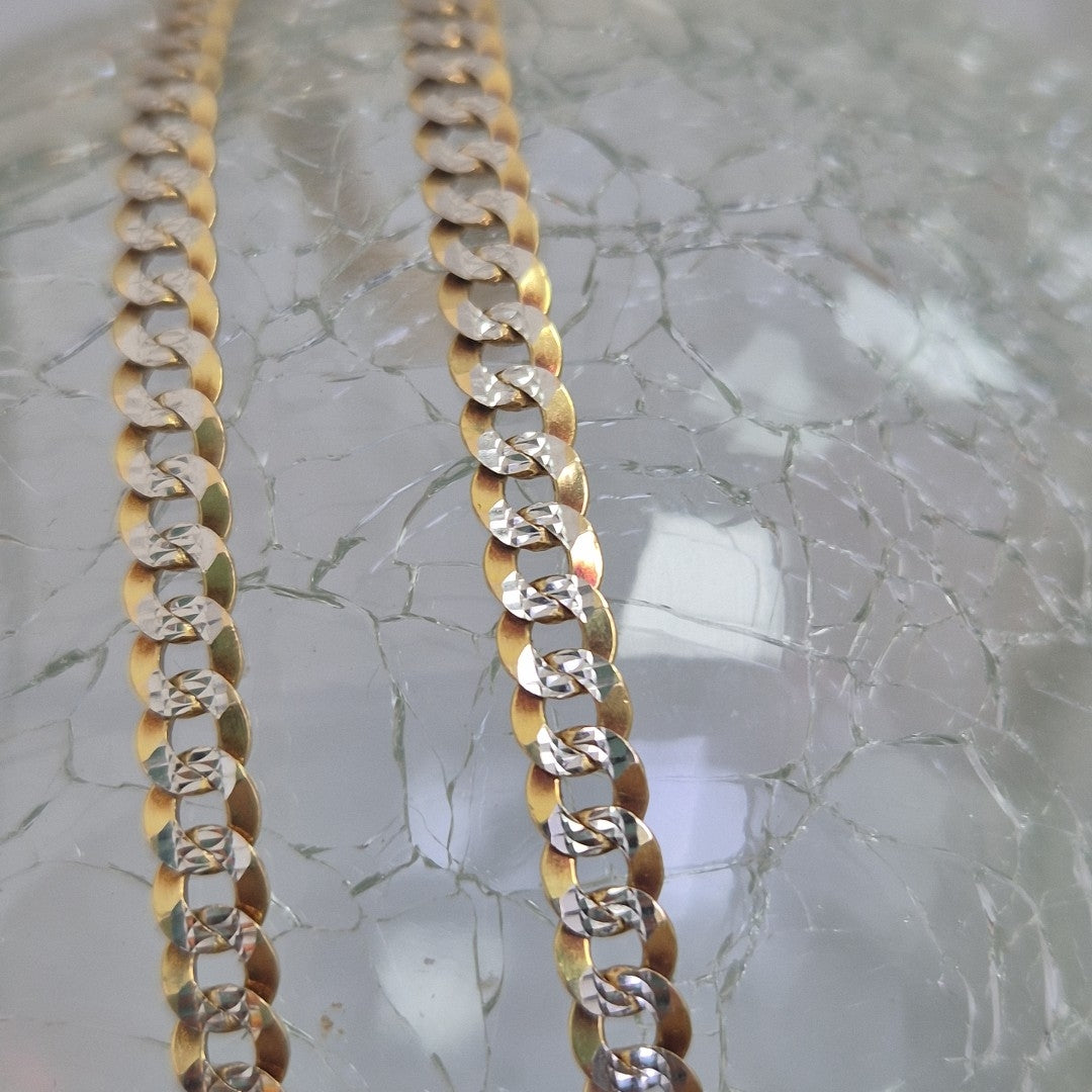 CADENA ORO, RODIADO 14 K 12.4 GRMS (SEMINUEVO)