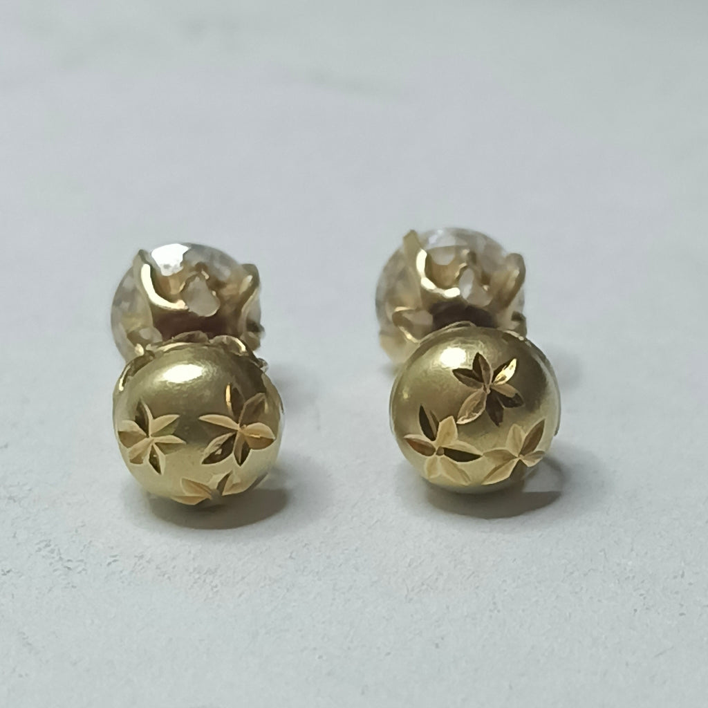 BROQUELES PAR ORO 14 K 2 GRMS (SEMINUEVO)