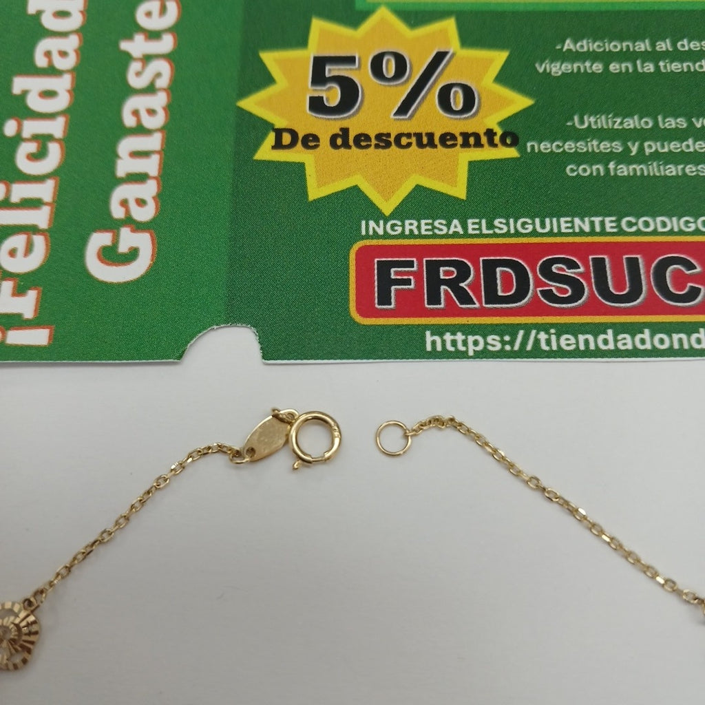 PULSERAS DAMA ORO 14K 1.2 (NUEVO)