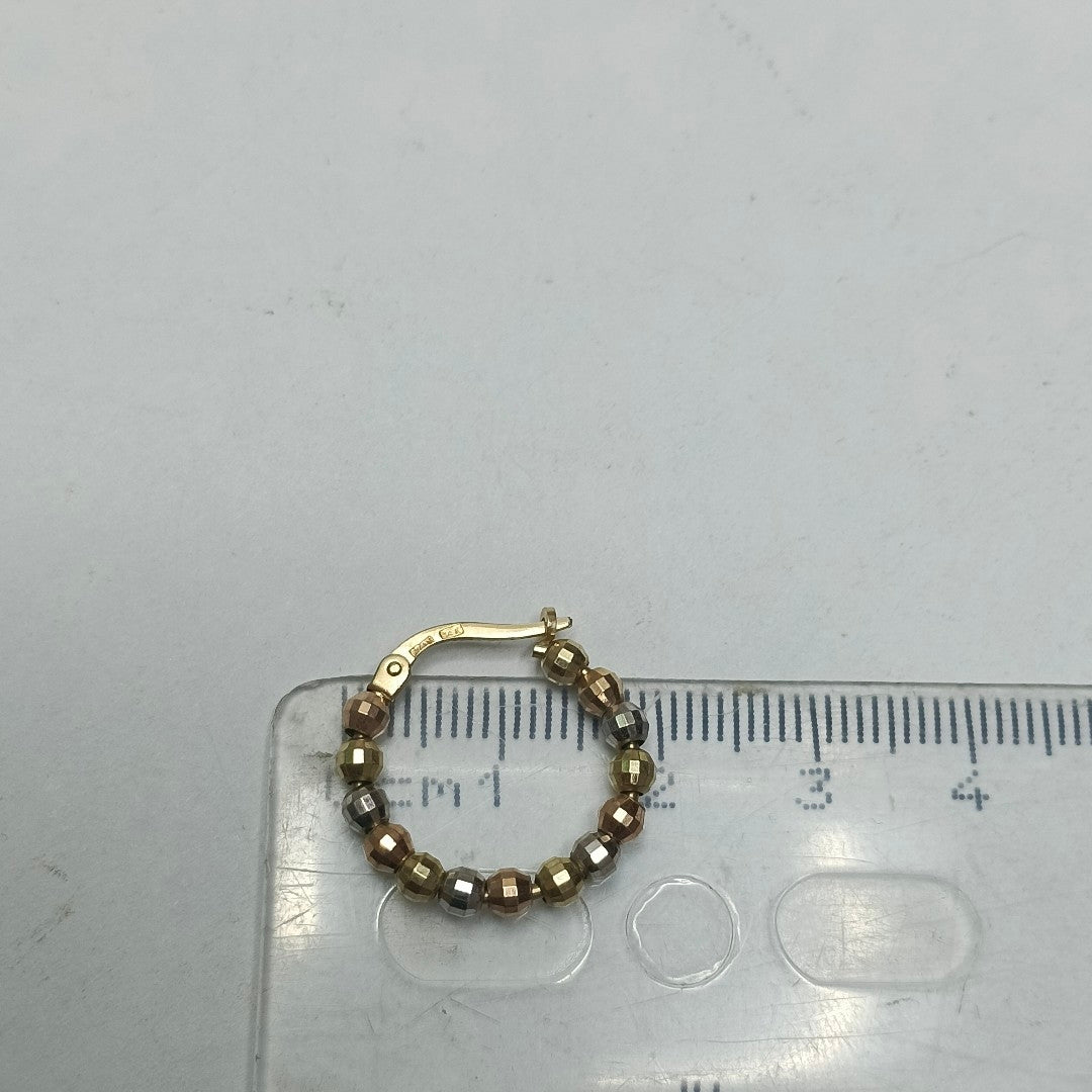 ARRACADAS PAR ORO 14 K 2.8 GRMS (SEMINUEVO)