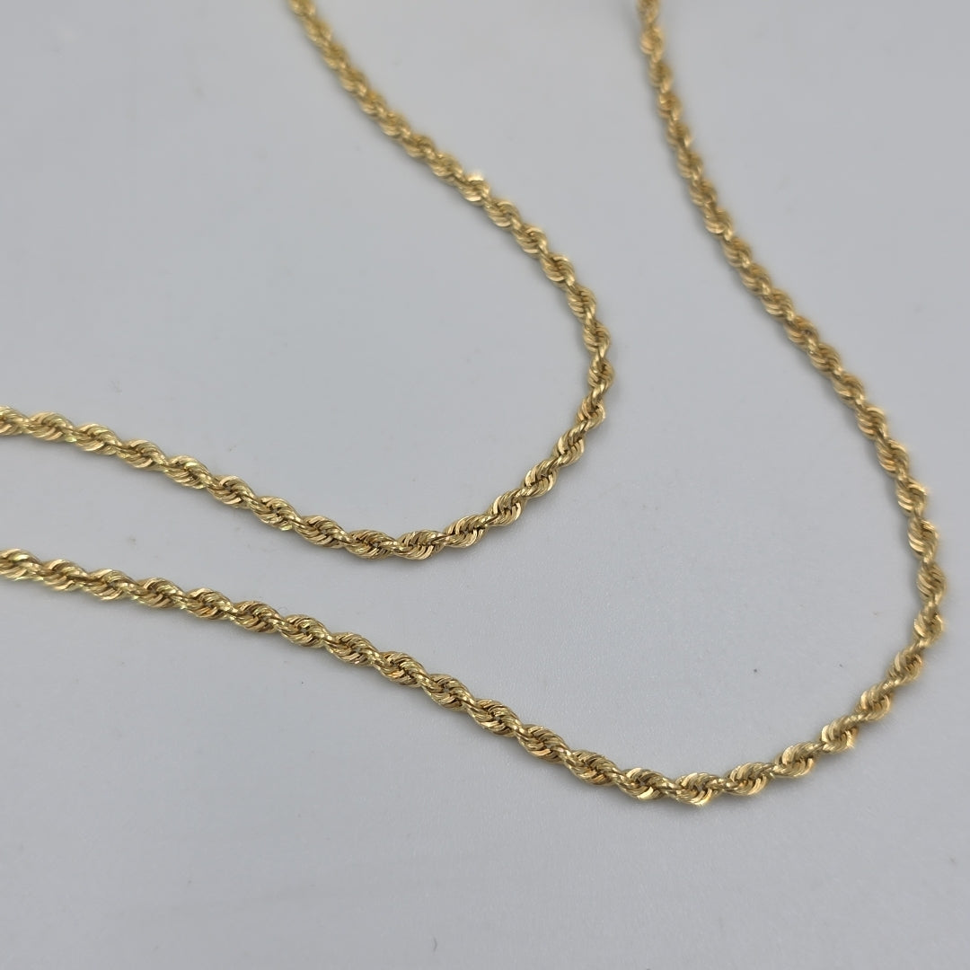 CADENA ORO 14 K 3.2 GRMS (SEMINUEVO)
