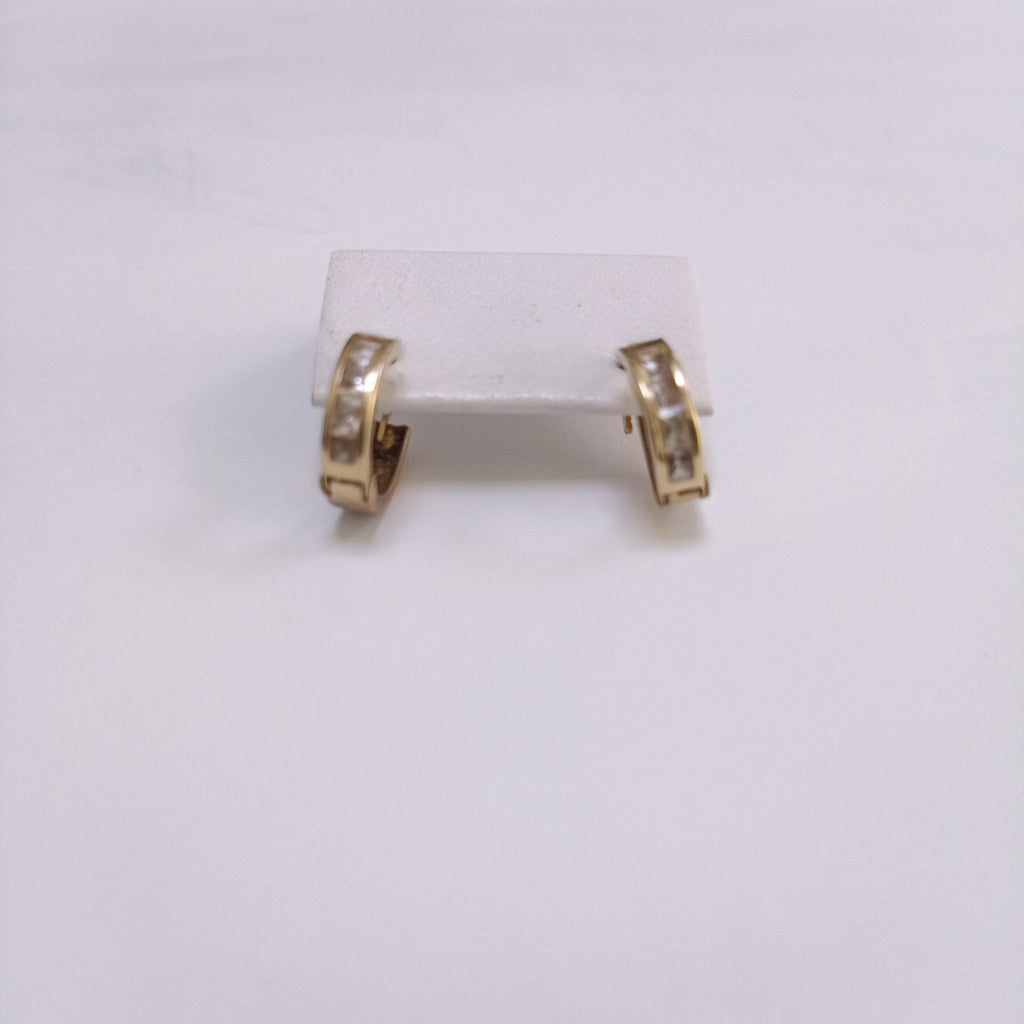 ARRACADAS PAR ORO 14 K 1.3 GRMS (SEMINUEVO)