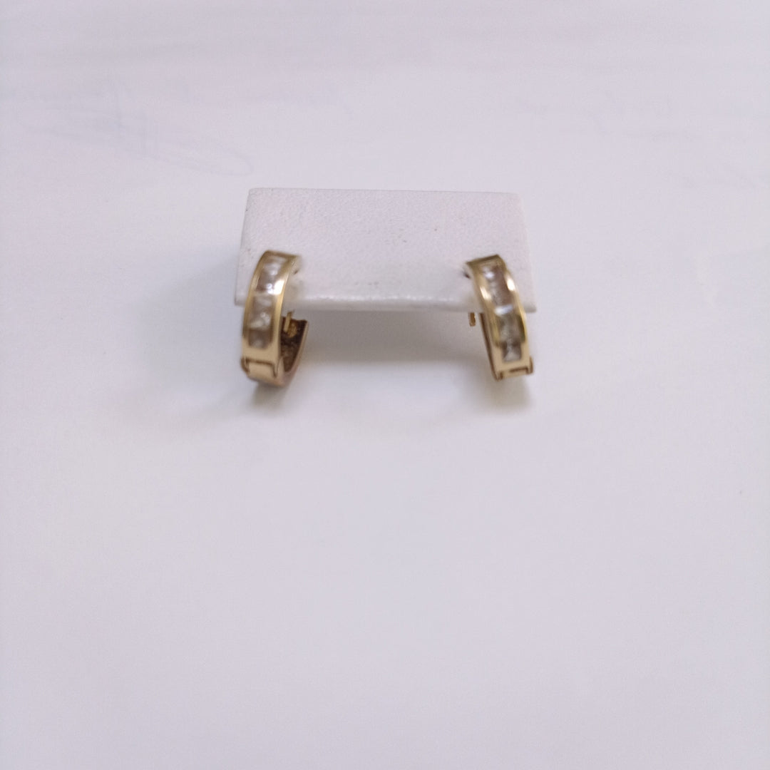 ARRACADAS PAR ORO 14 K 1.3 GRMS (SEMINUEVO)