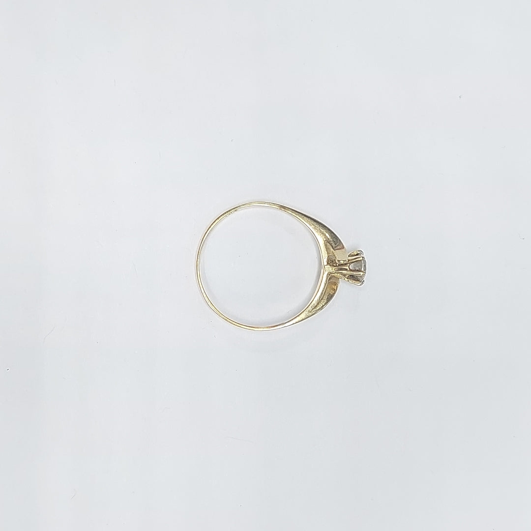 SOLITARIO ORO 14 K 2,20 GRMS (SEMINUEVO)