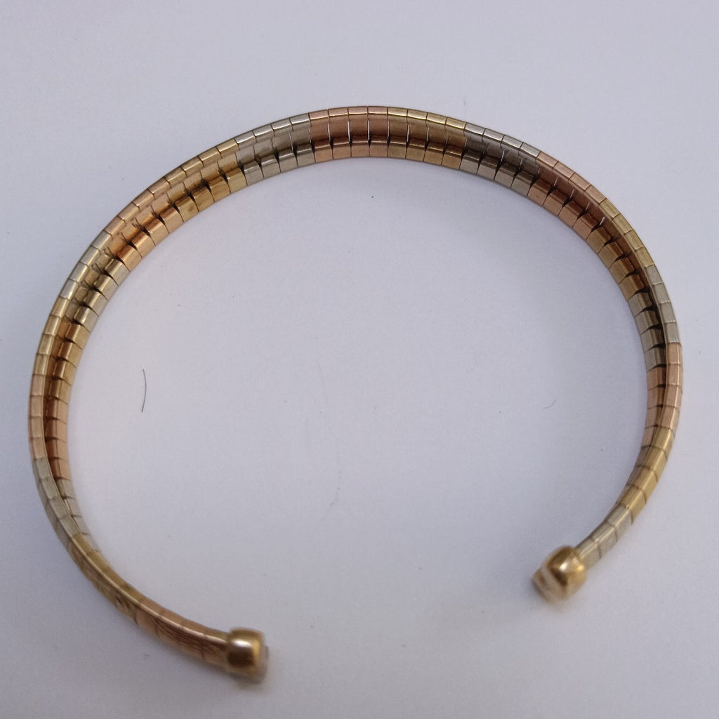BRAZALETE ORO COMBINADO 14 K 12.6 GRMS (SEMINUEVO)