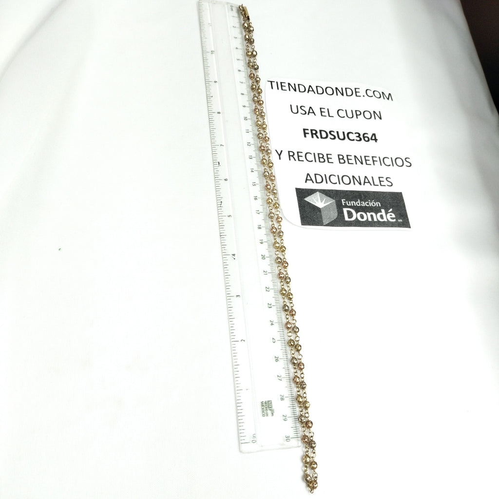 CADENA ORO, ORO COMBINADO 14 K 14.5 GRMS (SEMINUEVO)