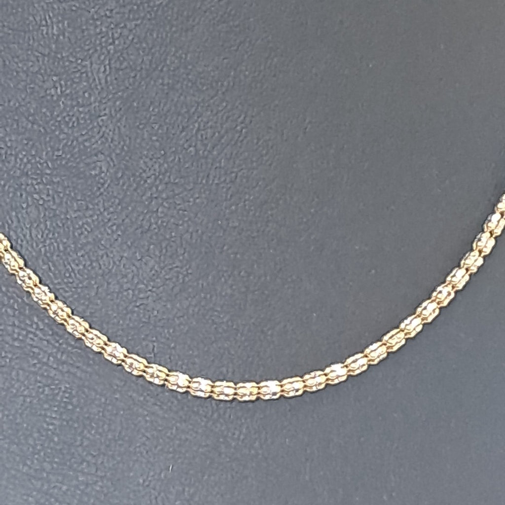 CADENA ORO, ORO COMBINADO 14 K 9.3 GRMS (SEMINUEVO)