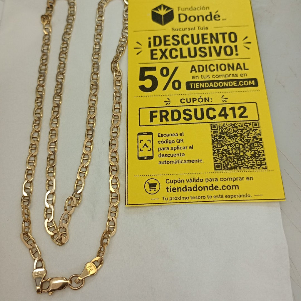 CADENA ORO 14 K 10,90 GRMS (SEMINUEVO)