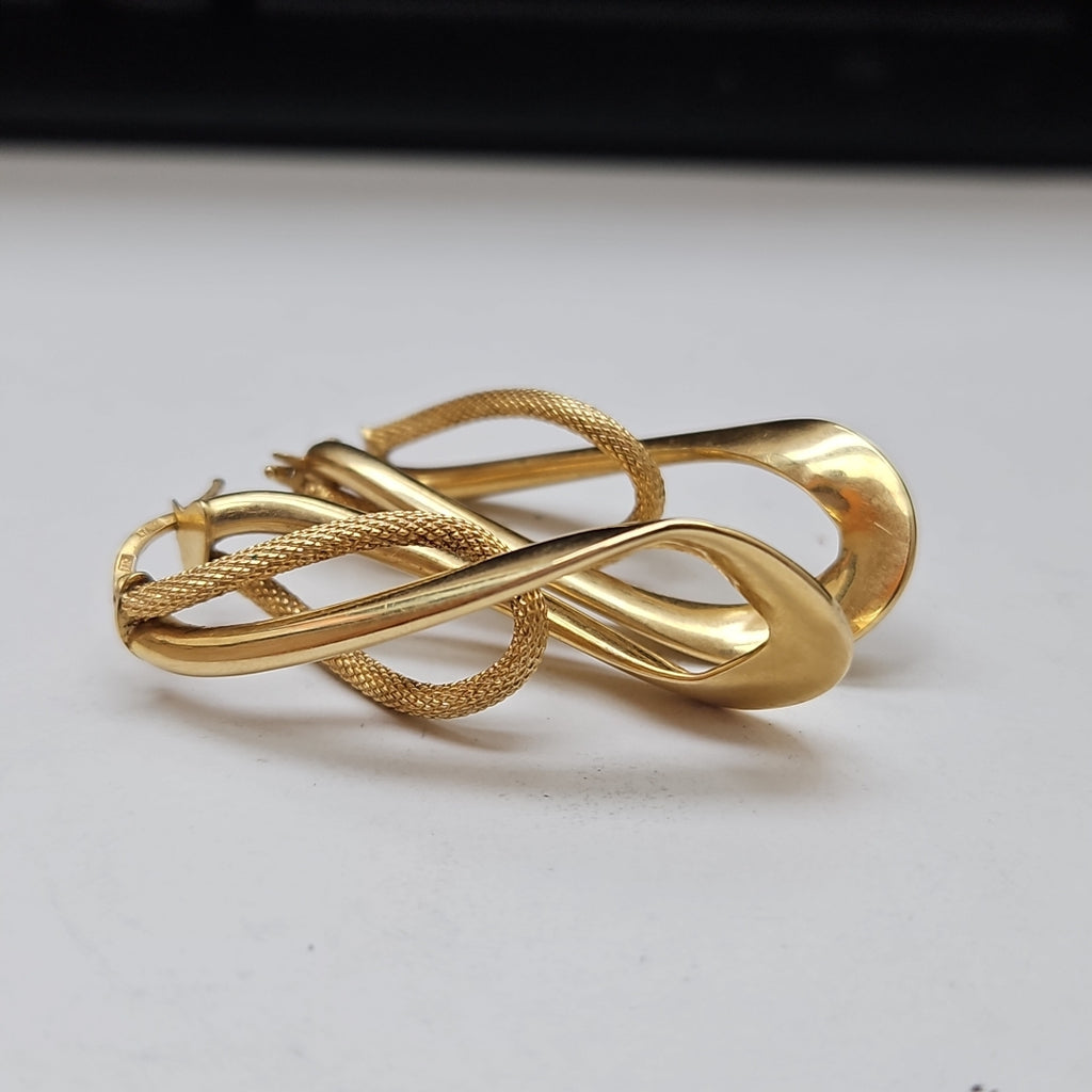 ARETES PAR ORO 14 K 5.1 GRMS (SEMINUEVO)
