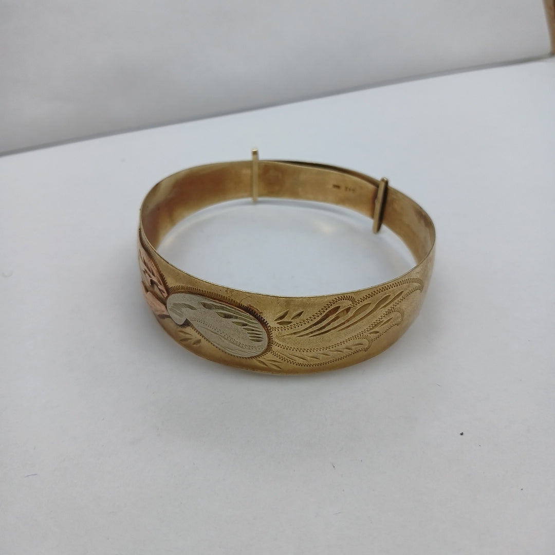 PULSERA RIGIDA ORO 14 K 16.6 GRMS (SEMINUEVO)