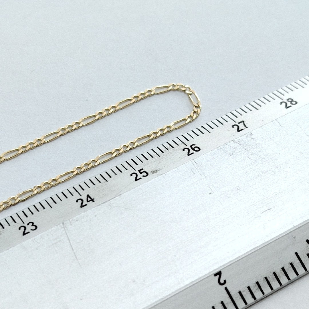 CADENAS TEJIDO 3X1 ORO 14K 55 CM 2.4 GR (NUEVO)