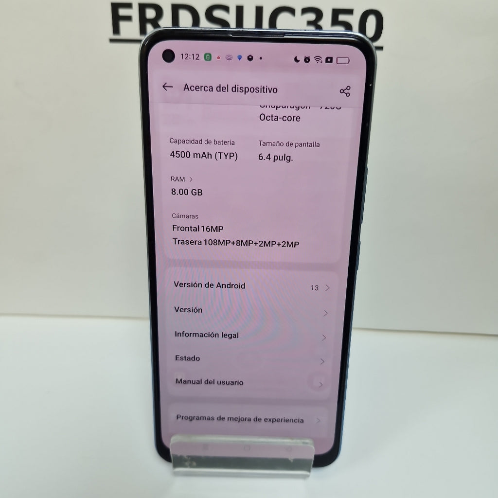 CELULAR OTRAS MARCAS OTROS MODELOS 128 GB 8 GB RAM (SEMINUEVO)