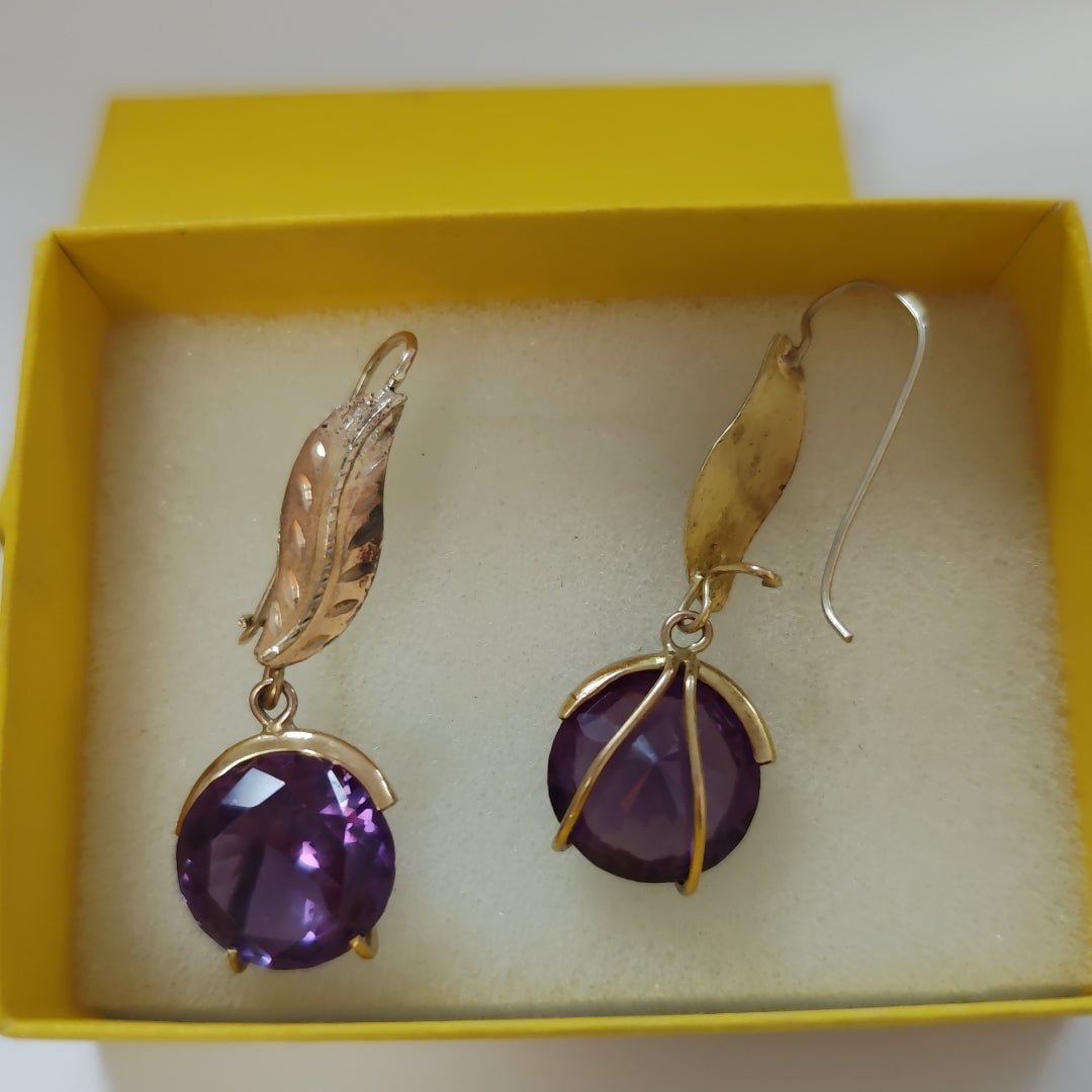 ARETES PAR ORO 10 K 10.1 GRMS (SEMINUEVO)