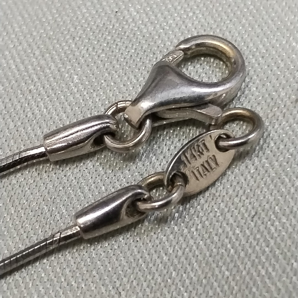 GARGANTILLA ORO BLANCO 14 K 5.9 GRMS (SEMINUEVO)