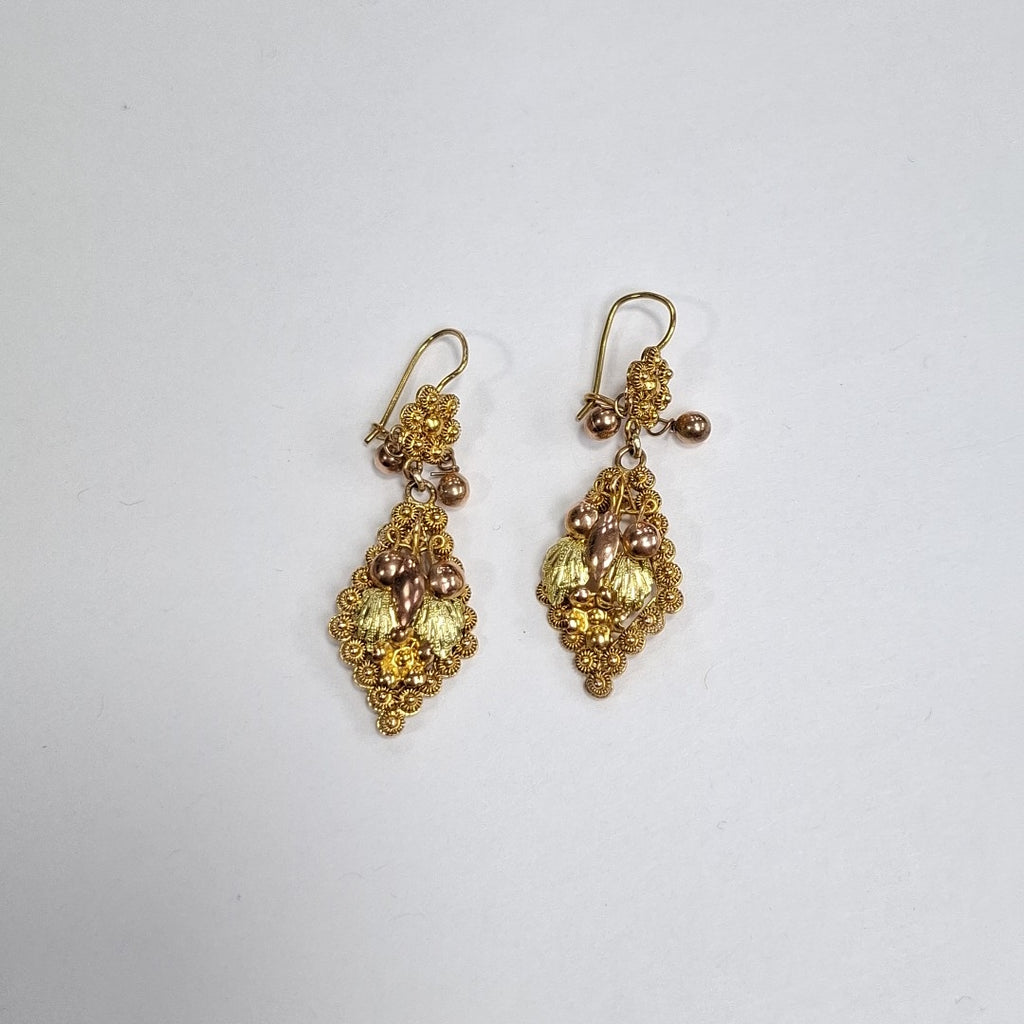 ARETES PAR ORO 8 K 3,40 GRMS (SEMINUEVO)