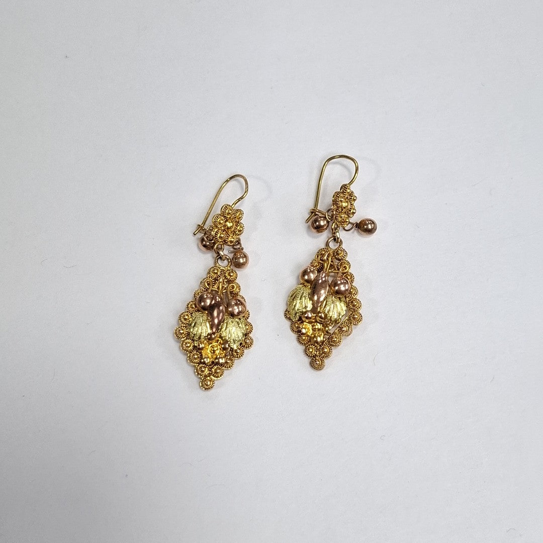 ARETES PAR ORO 8 K 3,40 GRMS (SEMINUEVO)