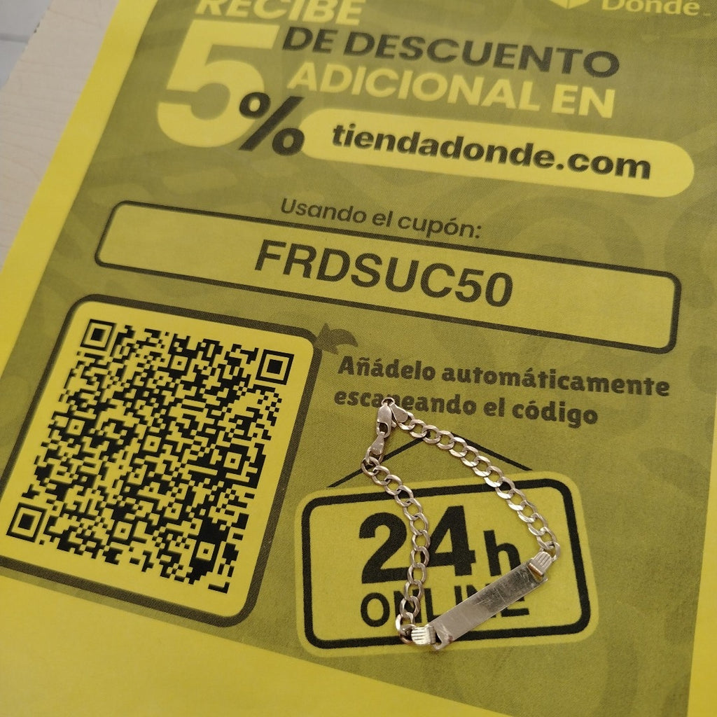 ESCLAVA ORO 14 K 4.5 GRMS (SEMINUEVO)