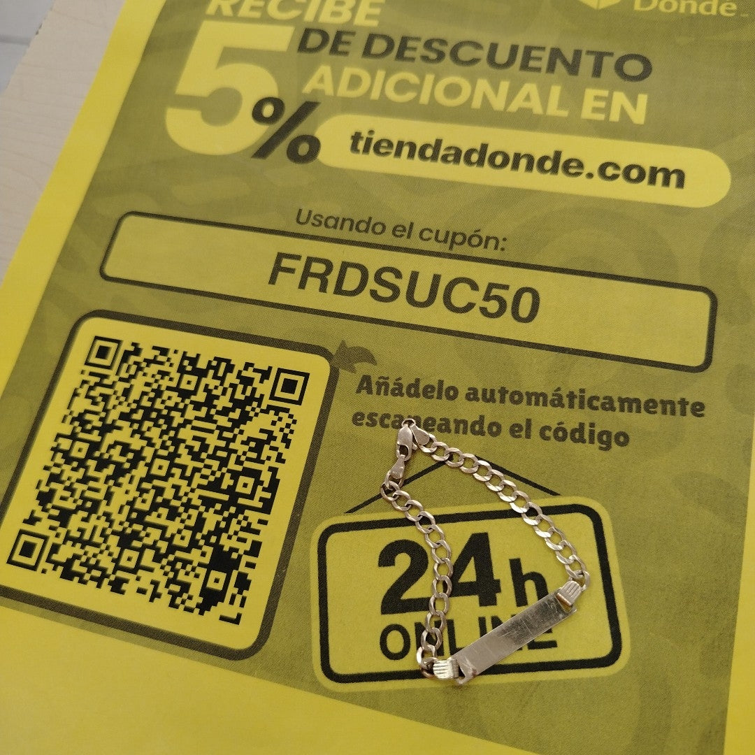 ESCLAVA ORO 14 K 4.5 GRMS (SEMINUEVO)