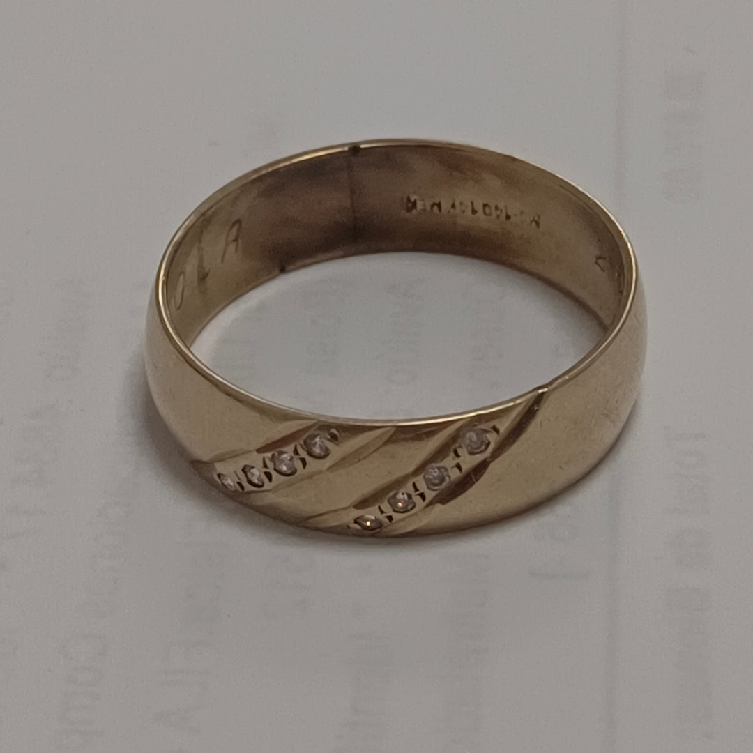 ARGOLLA ORO 14 K 3.9 GRMS (SEMINUEVO)