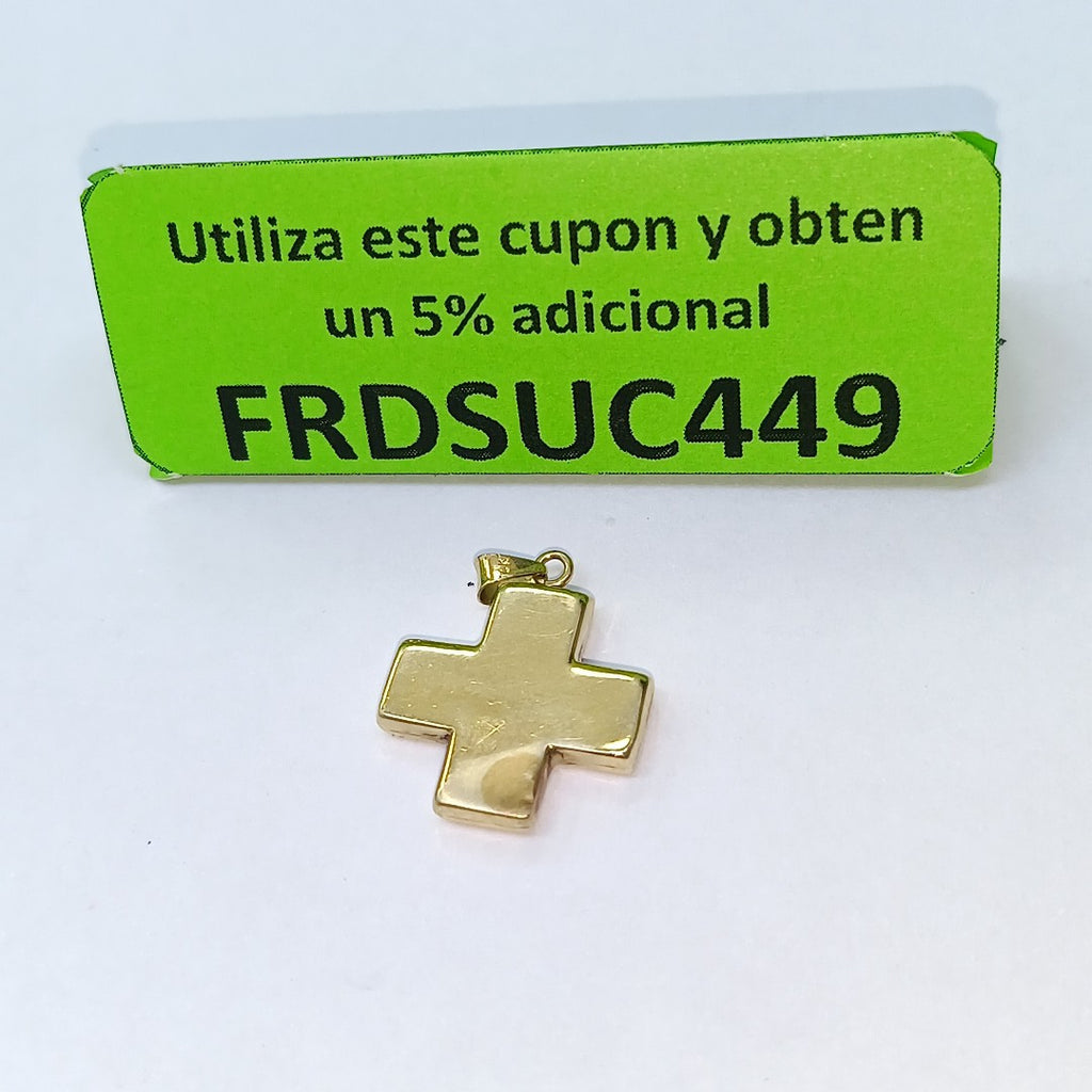 CRUZ, DIJE ORO 12 K 1.4 GRMS (SEMINUEVO)