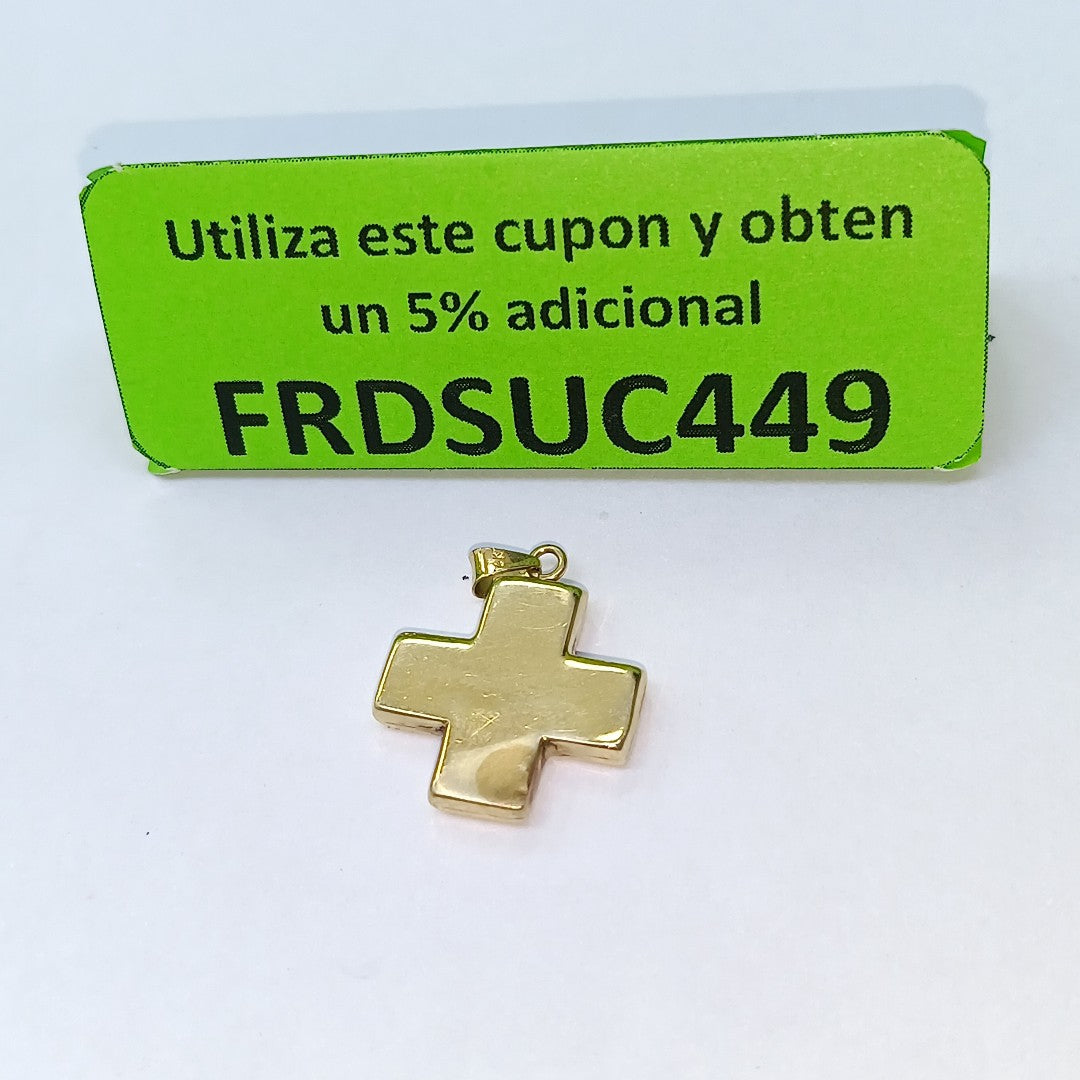 CRUZ, DIJE ORO 12 K 1.4 GRMS (SEMINUEVO)